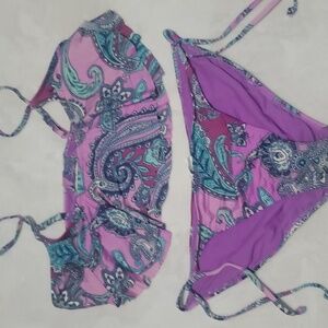 2 PC swim suit XL TOP L BOTTOMS